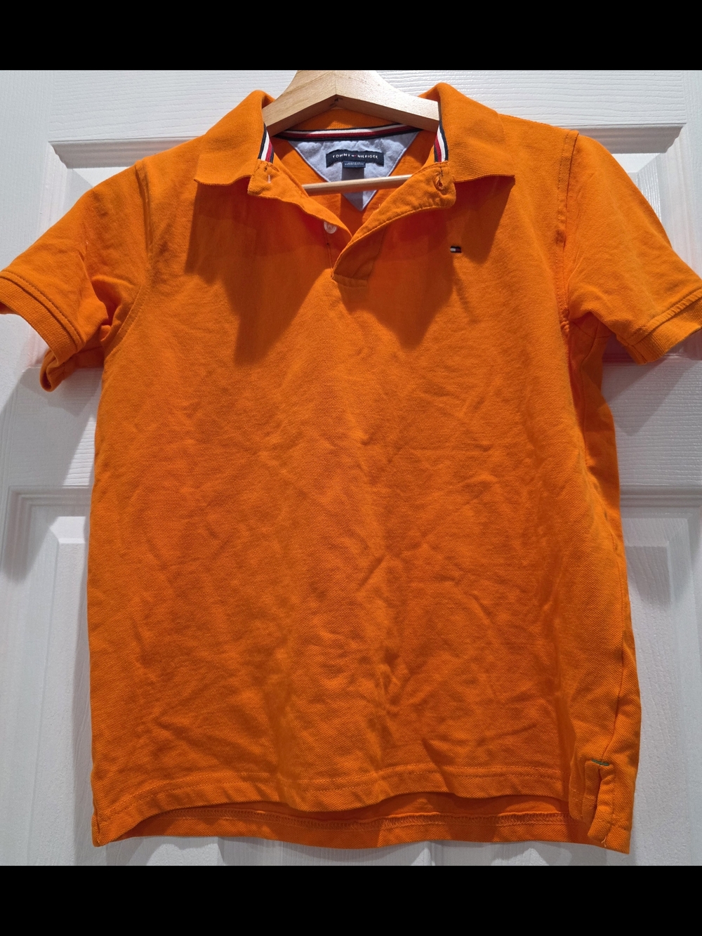 Tommy Hilfiger Kids Orange Polo Shirt